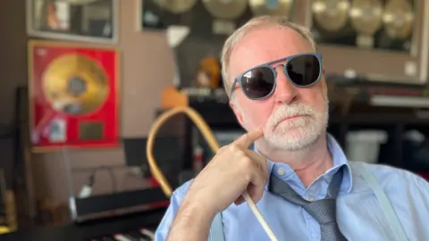 Sir Robin Millar in his studio