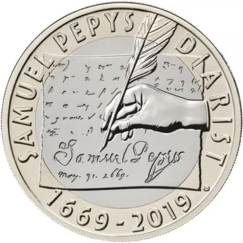 Royal Mint/PA Samuel Pepys coin