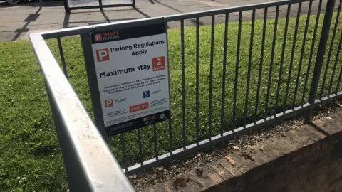 David Parkin Parking restrictions sign