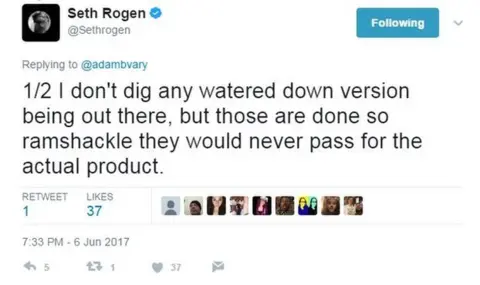 Twitter/@SethRogen Seth Rogen tweet