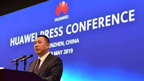 Getty Images Song Liuping, chief legal officer of Chinese tech giant Huawei,