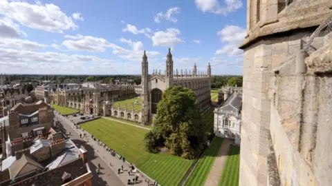 Jeff Overs/BBC Cambridge University's Kings College Chapel