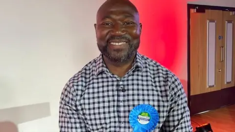 Conservative candidate Festus Akinbusoye