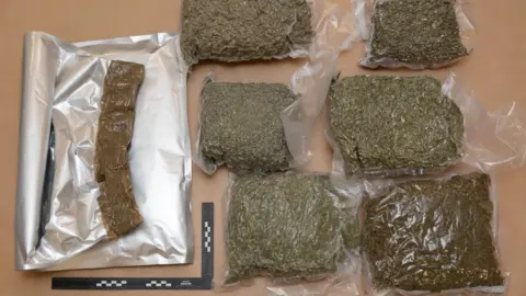 IOM Constabulary Packets containing cannabis