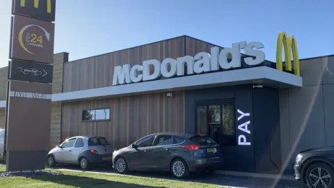 Paul Stainton McDonald's in Rutland