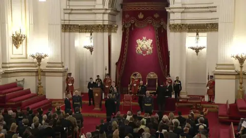Honours being presented at Buckingham Palace
