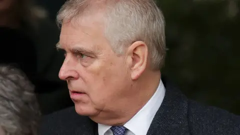 Reuters Prince Andrew at Sandringham