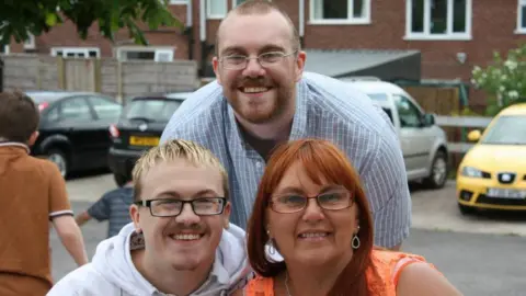 Janet Williams with her sons