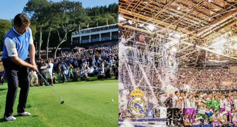 Getty Images The 2010 Ryder Cup and Real Madrid win the 2017 Champions League final in Cardiff