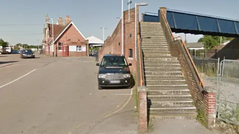 Google Wareham footbridge