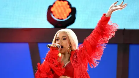 Getty Images Cardi B performing