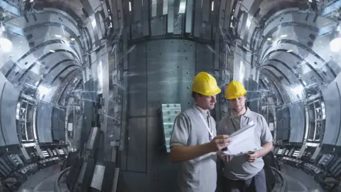 Getty Images Nuclear reactor with scientists