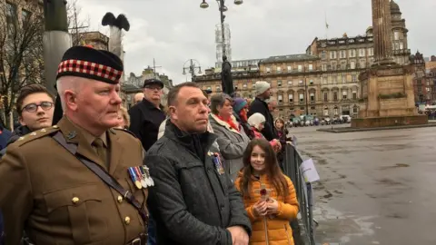 Crowds in George Square