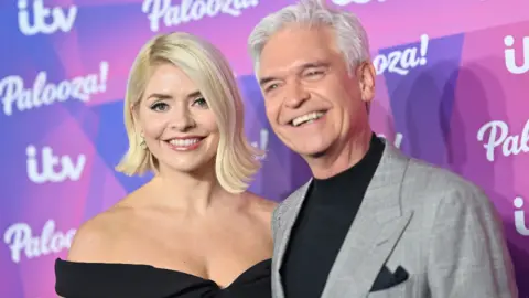 Getty Images Holly Willoughby and Phillip Schofield attend ITV Palooza! at the Royal Festival Hall on November 23, 2021 in London, Englan