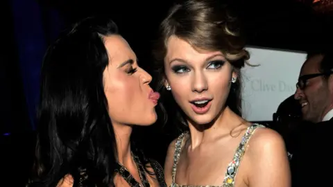 Getty Images Katy Perry and Taylor Swift