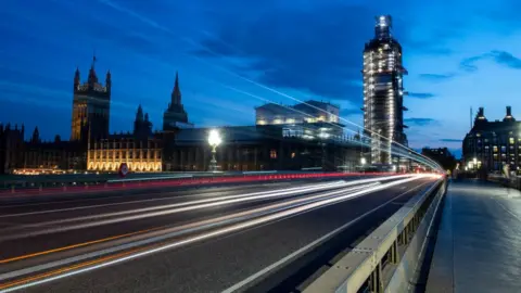 Getty Images/NurPhoto Parliament at night