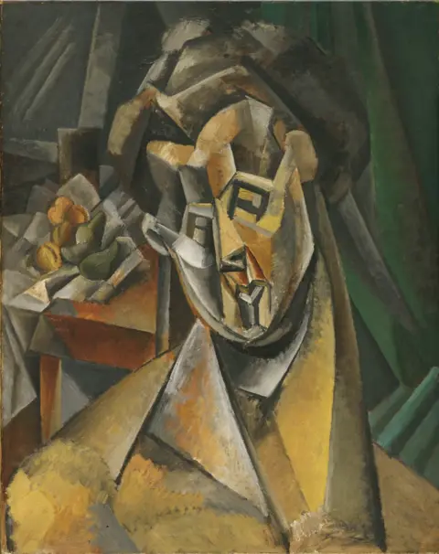 Alamy Woman with Pears, 1909, a painting by Picasso