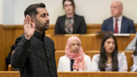 Humza Yousaf sworn in as first minister