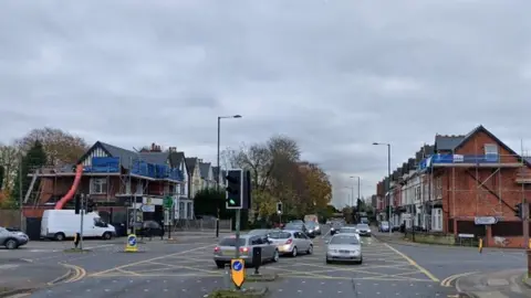 Google Chester Road junction with Gravelly Lane