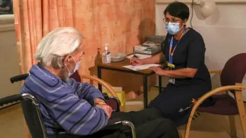 PA Media Trevor Cowlett talks to Professor Meghana Pandit, Chief Medical Officer at the Oxford University NHS Trust,