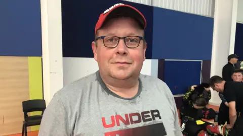 Jason Lambley, the Cardiff Junior Devils under-11s coach