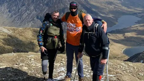 Keir Nicholson Ben Lovell (left), Keir Nicholson and Paul Ellis (right)