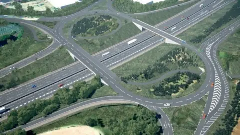 Highways England Junction 9 M3 plans