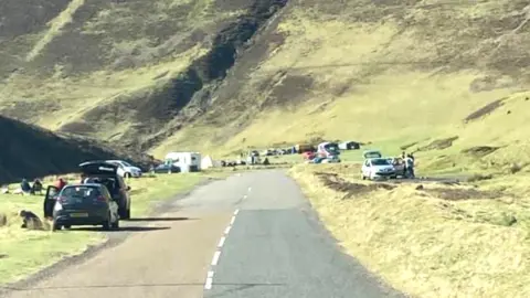 Police Scotland mennock pass campers