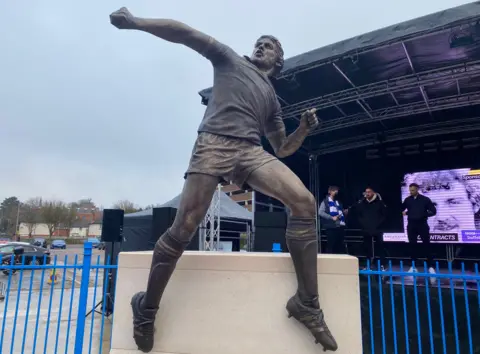Stuart Howells/BBC Kevin Beattie statue