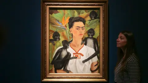 AFP/Getty Frida Kahlo's Self-Portrait with Monkey