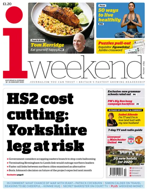 The i front page 18/01/20