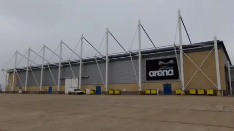 Geograph/Geographer Peterborough Arena sign