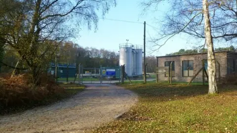 Mike Faherty Lyndhurst sewage treatment works