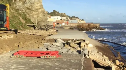 Isle of Wight Council Ventnor esplanade