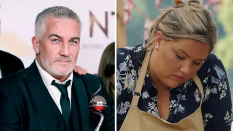 Getty/Channel 4 Bake Off judge Paul Hollywood has defended the decision to put Laura through to next week's final