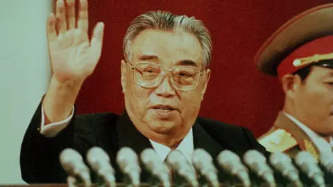 Getty Images Kim Il-sung in 1992