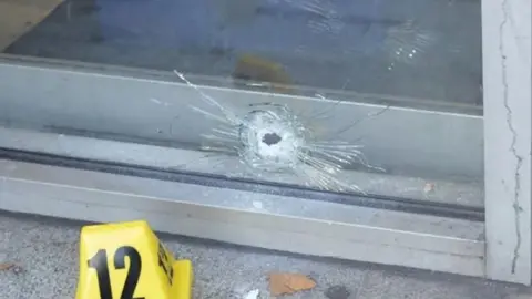 Met Police Streatham shop window