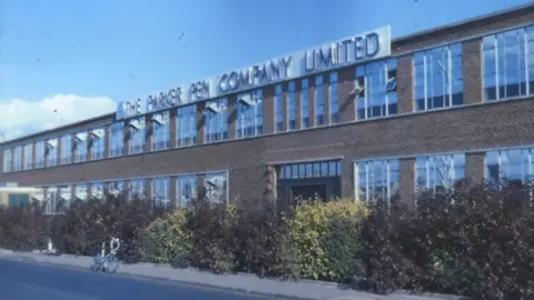 Newhaven Historical Society/Historic England The Parker Pen factory in 1980