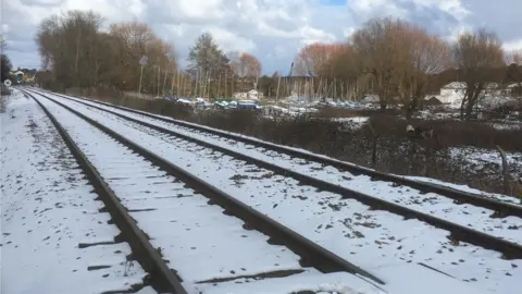 BBC Train lines at Woodbridge