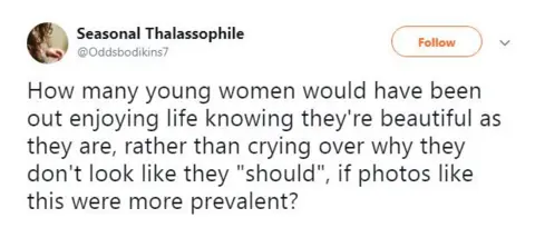 @Oddsbodikins7 A tweet praising Cosmo