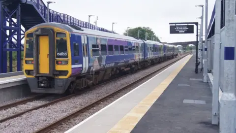 Durham County Council Train at station