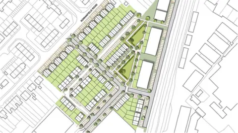 Cheshire West And Chester Council Map of what the plans could look like in Cheltenham