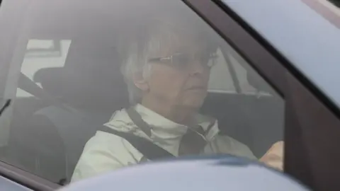 BBC Jackie in car