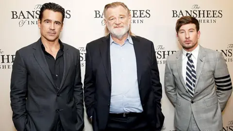 Getty Images Colin Farrell, Brendan Gleeson and Barry Keoghan