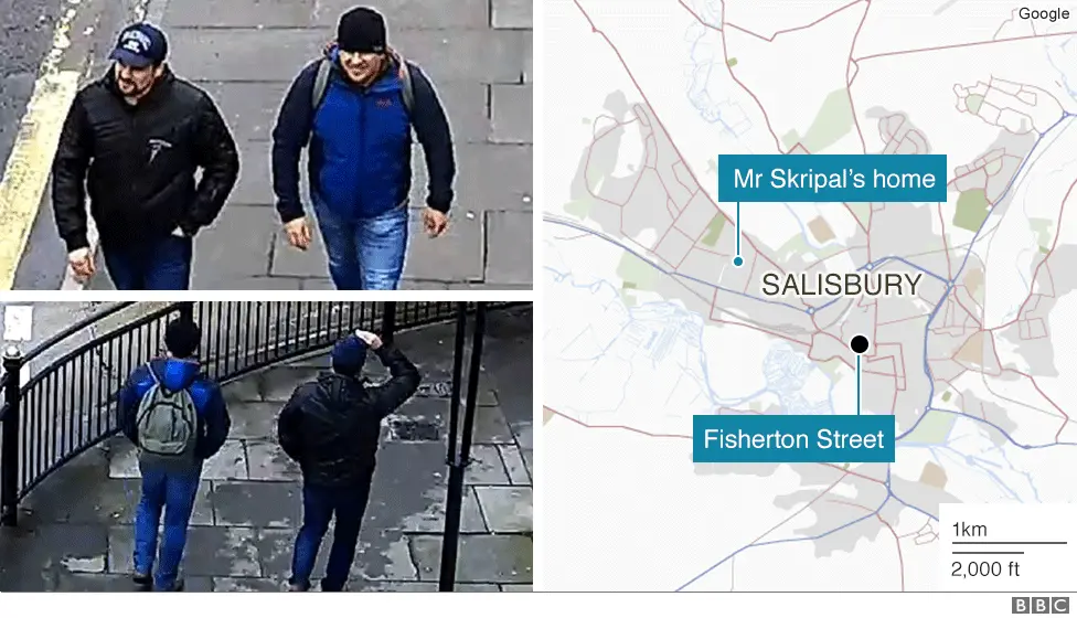 BBC Suspects on Fisherton Street, Salisbury