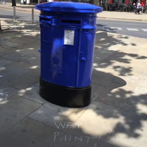 Blue Post Box