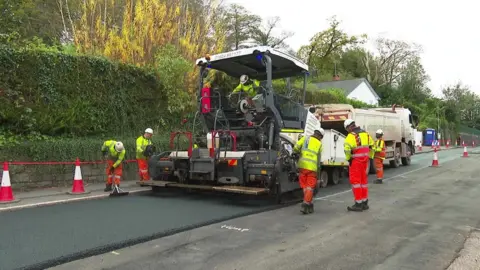 BBC Road maintenance Devon County Council