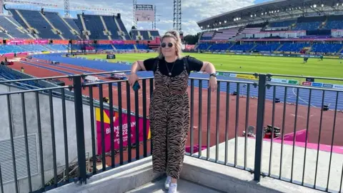 Kate Jones Kate at the Alexandra Stadium