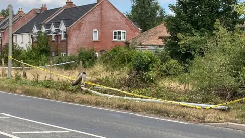 Scene of Stalham hit and run