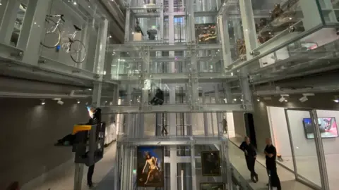 BBC/Anna Holligan A view of the interior at the Boijmans Van Beuningen